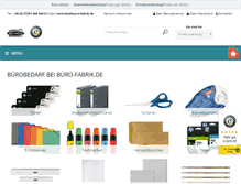 Tablet Screenshot of buero-fabrik.de